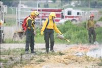 Fire crews participate in county-wide spring fire training