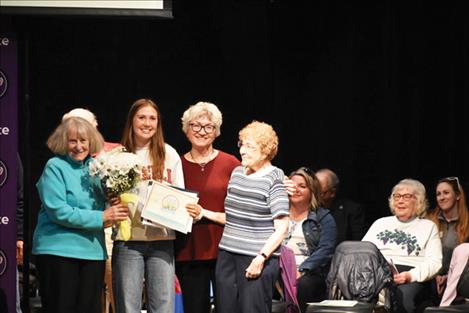 Sue McCormick, Isabel Seeley, Nancy Teggeman and Carolyn Heinz