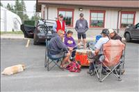 Climate change activist gets tribal blessing prior to 1,200 mile bike tour