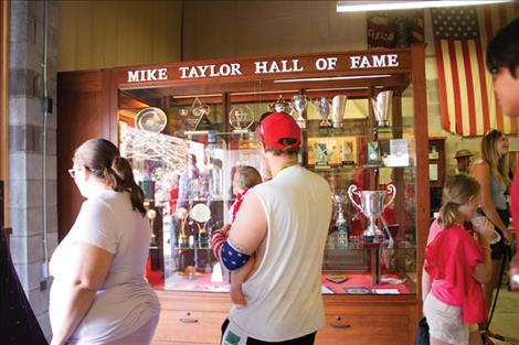 Polson Flathead Lake Museum Ice Cream Social, display opening