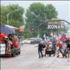 summer goddard / valley journal An all-out water fight broke out as the Second Chance float rolled past the Second Chance Saloon during the Pioneer Days parade on Aug. 4.