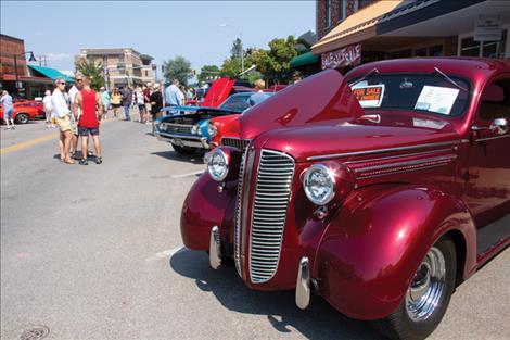 Polson’s Main Street was closed Saturday for the annual Cruisin’ by the Bay car show and Rotary Brewfest.