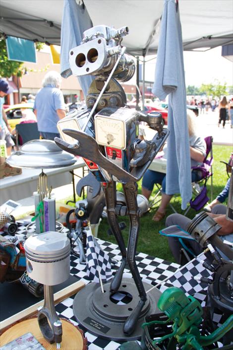 Handmade trophies like the one above were awarded to the top 10 Cruisin by the Bay Best of Show winners.