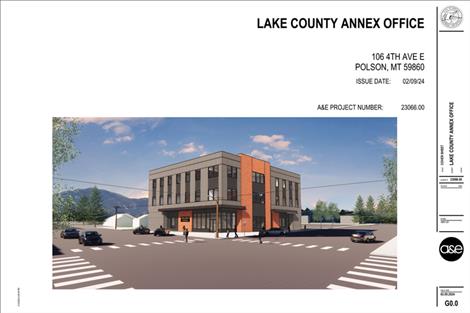 Pictured is an artistic rendering of what the new annex will look like when completed. 