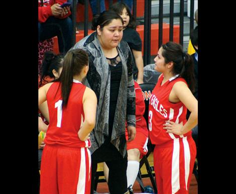 Two Eagle River Lady Eagles