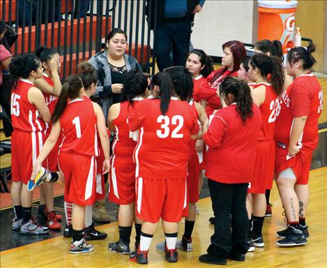 Two Eagle River Lady Eagles