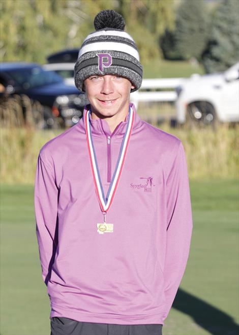 Pirate golfer Max Milton won the State A golf championship hosted in Polson during homecoming.