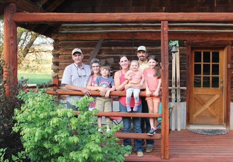 Wacey and Brittany Cathey and Lynn and Greg Gardner of G and G Livestock.