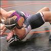 Polson Lady Pirate Skyla Nielsen wrestles a Ronan Maiden opponent at the Western Montana Duals in Ronan on Jan. 3. The Lady Pirates wrestling team finished first with 94 points. The Ronan Maidens came in third with 85 points.