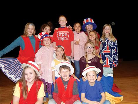 More than 110 Polson students get a taste of show business as they perform in "Babes To Broadway," in conjunction with the Port Polson Players,